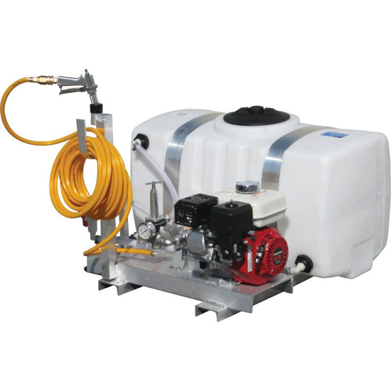 50 Gallon Utility Skid w/ 7 gpm Roller Image
