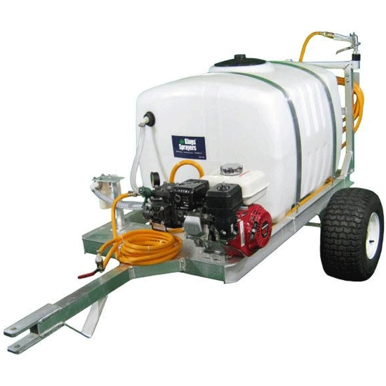 100 Gallon 2-Wheel w/ 5 gpm Diaphragm Pump and Boomless Nozzle