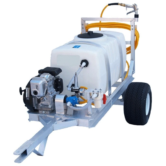 100 Gallon 2-Wheel w/ 7 gpm Roller Pump