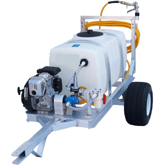 100 Gallon 2-Wheel w/ 7 gpm Roller Pump Image