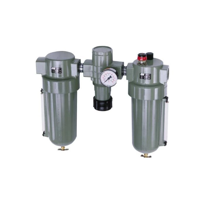 250 PSI/ 17 Bar with Gauge-Lubricator