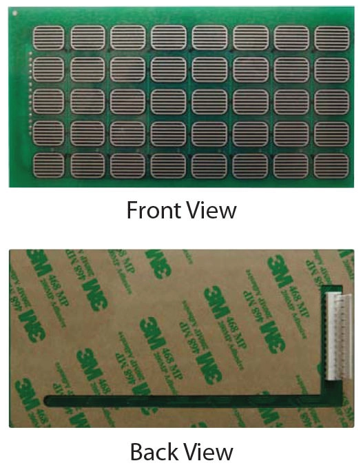 40-Key Keypad Switch with Adhesive and Adhesive Sheet, made to fit Gilbarco Encore
