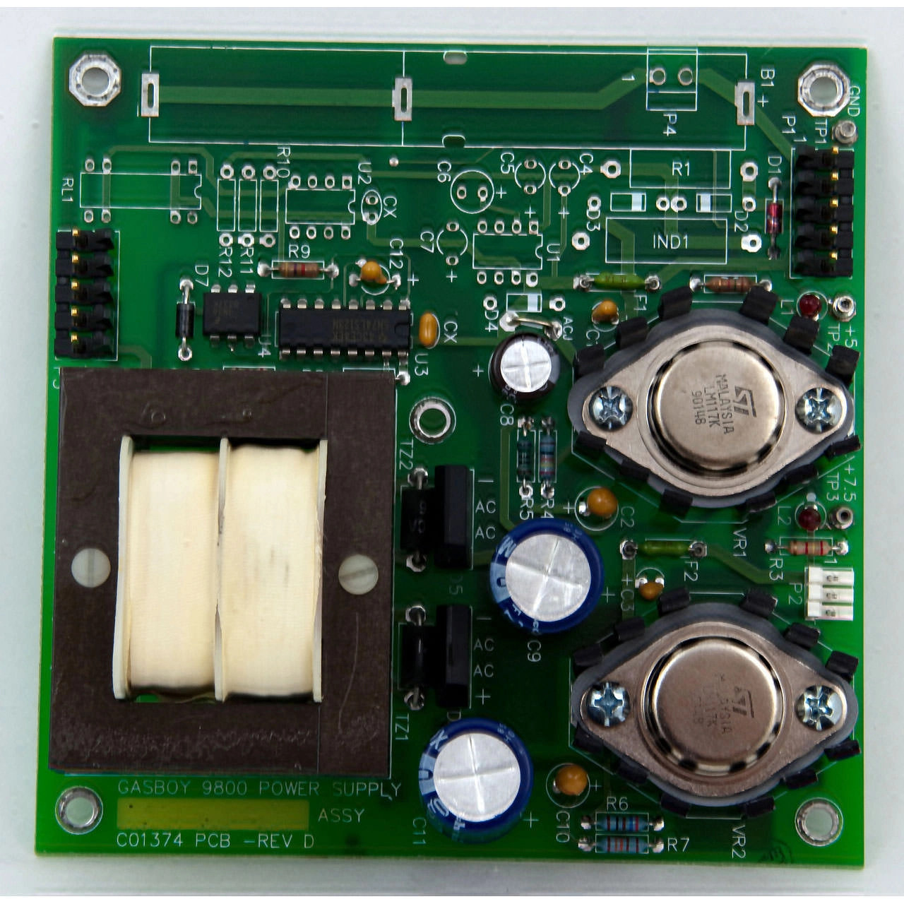 Printed Circuit Board Assembly Power Supply W/O Bat,115V Fits Gilbarco Encore Image