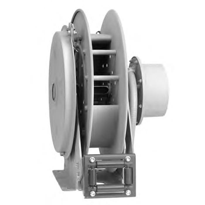 Spring Rewind 45 amp Cable Reel for Handling Live Electrical Cable Image