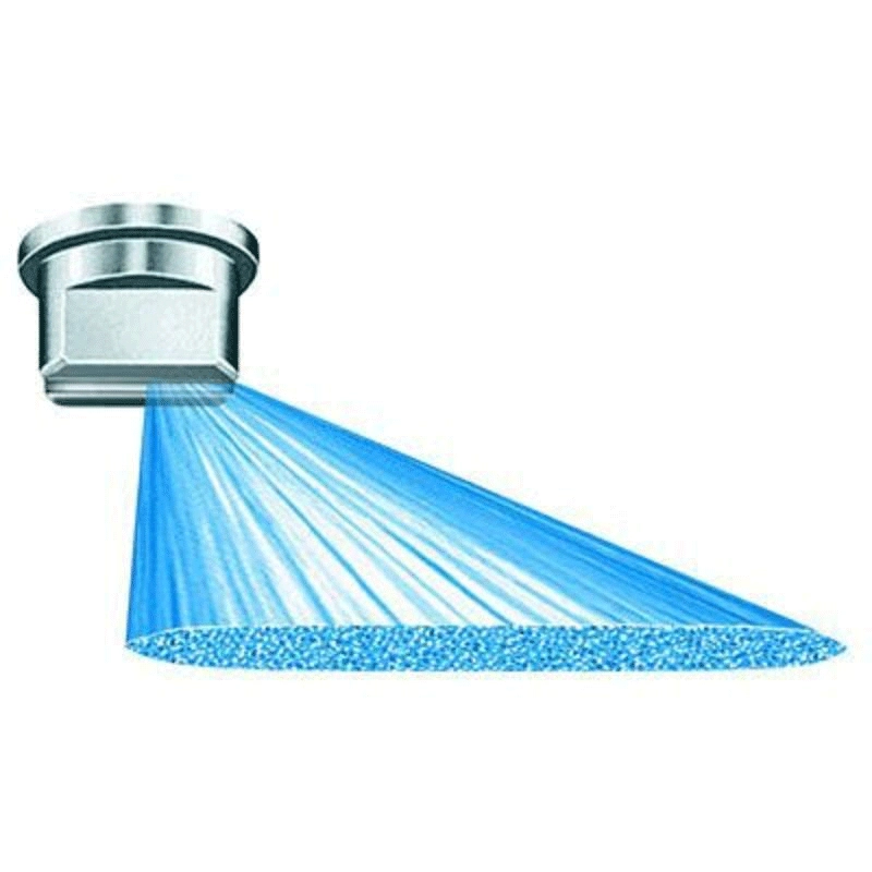 Off-Center Flat Spray Tip