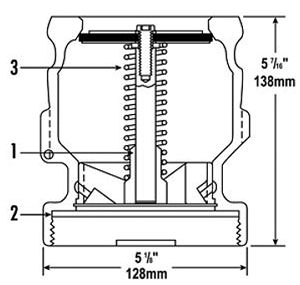 3 in. Stage 1 Vapor Recovery Adapters