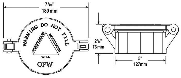 4 in. Monitoring Cap