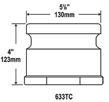 4 in. Tight-Fill Top-Seal Coaxial Adapters