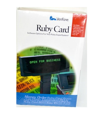 Ruby Expanded PLU w/ Car Wash and Bravo Card, Fits VeriFone