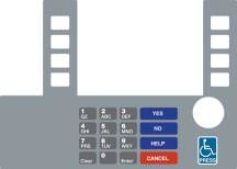 Fits Gilbarco Advantage, Generic Info Screen Overlay (works with T19525-03 and K94396-02)