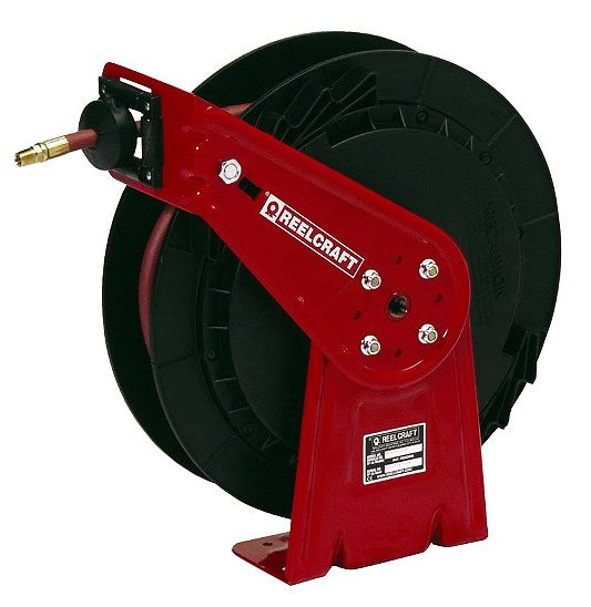Medium Duty Spring Rewind Hose Reel for Air, Water, Antifreeze, Coolant, Washer Fluid Image