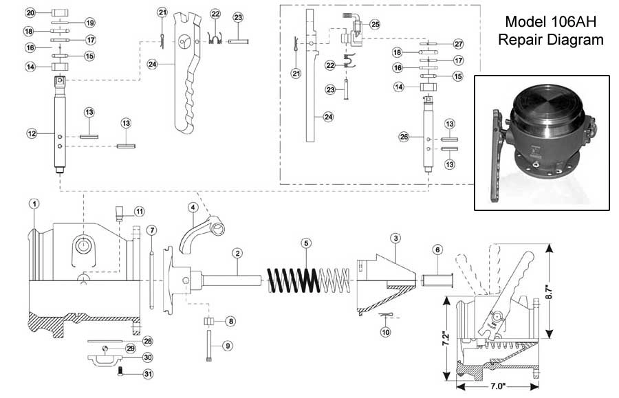 Bottom Loading Adapter Repair Kit