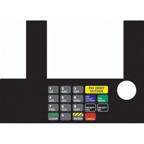 Fits Gilbarco Advantage, Generic Info Screen Overlay (works with T19525-03 and K94396-02)