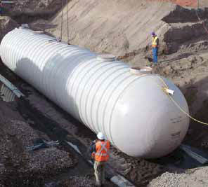 Petroleum Fiberglass Underground Storage Tanks Image