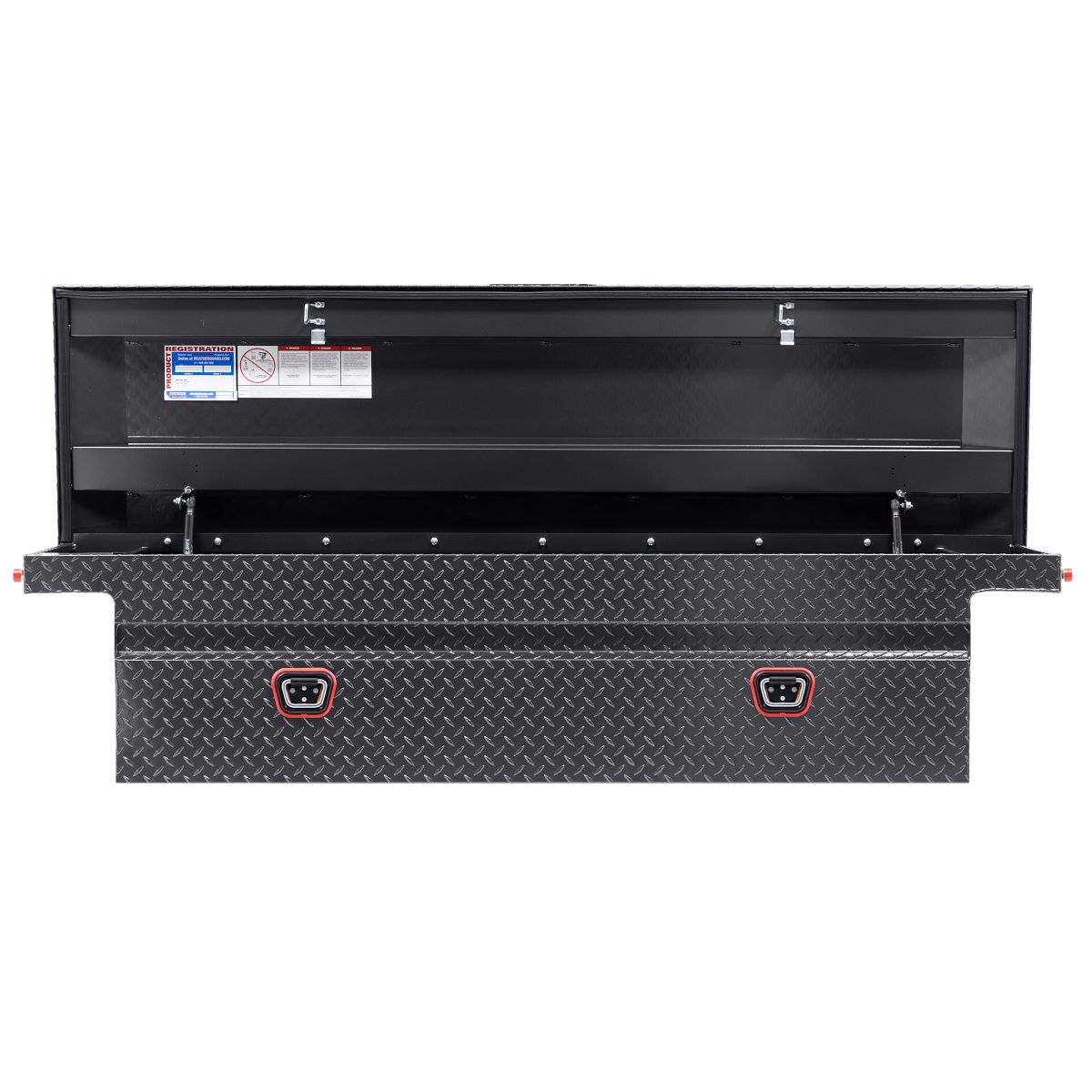 Full Low Profile 72L x 20.5W x 18.5H Saddle Truck Box