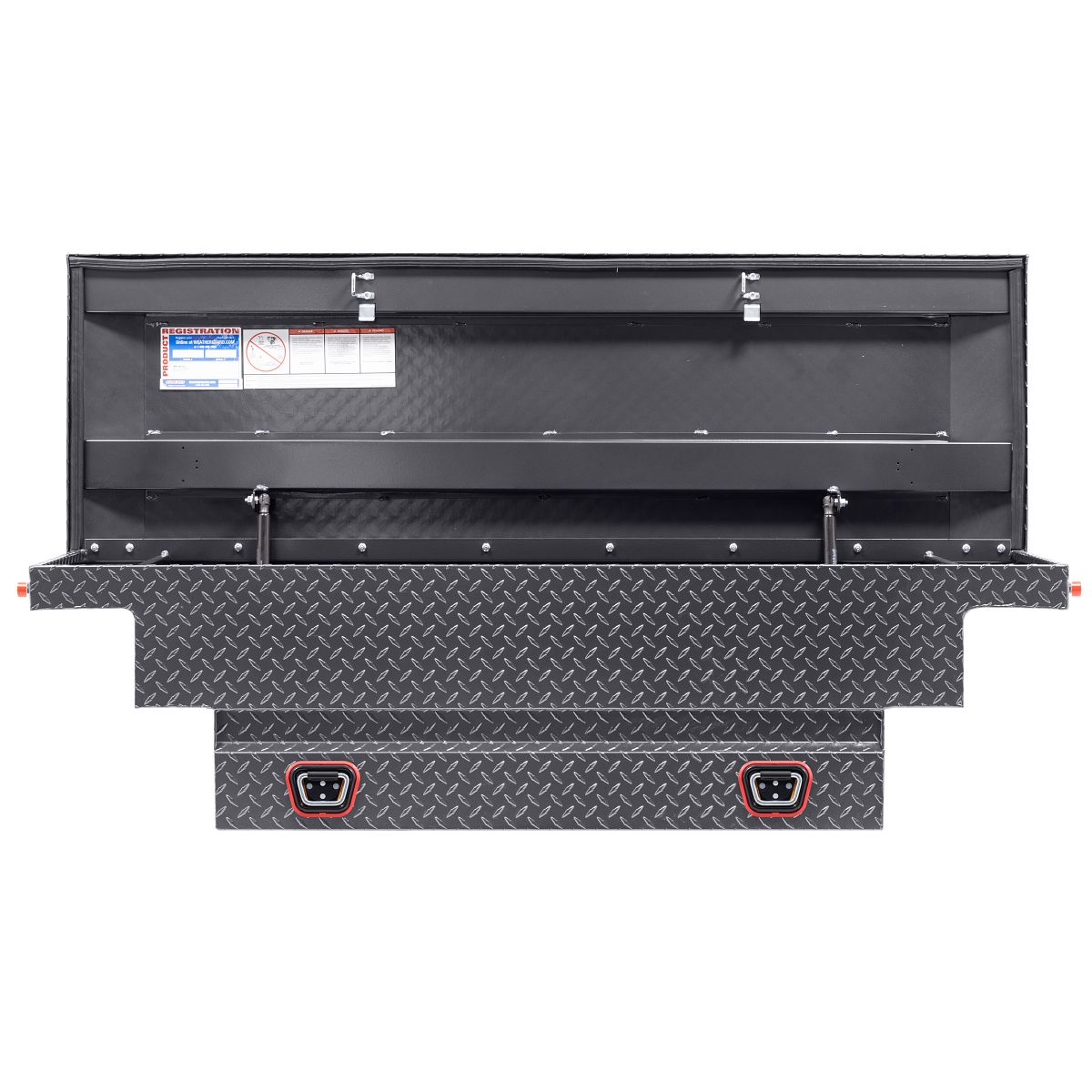 Compact Low Profile 62.5L x 20.5W x 18.5H Saddle Truck Box