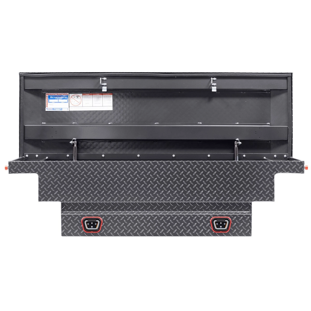 Compact Low Profile 62.5L x 20.5W x 18.5H Saddle Truck Box