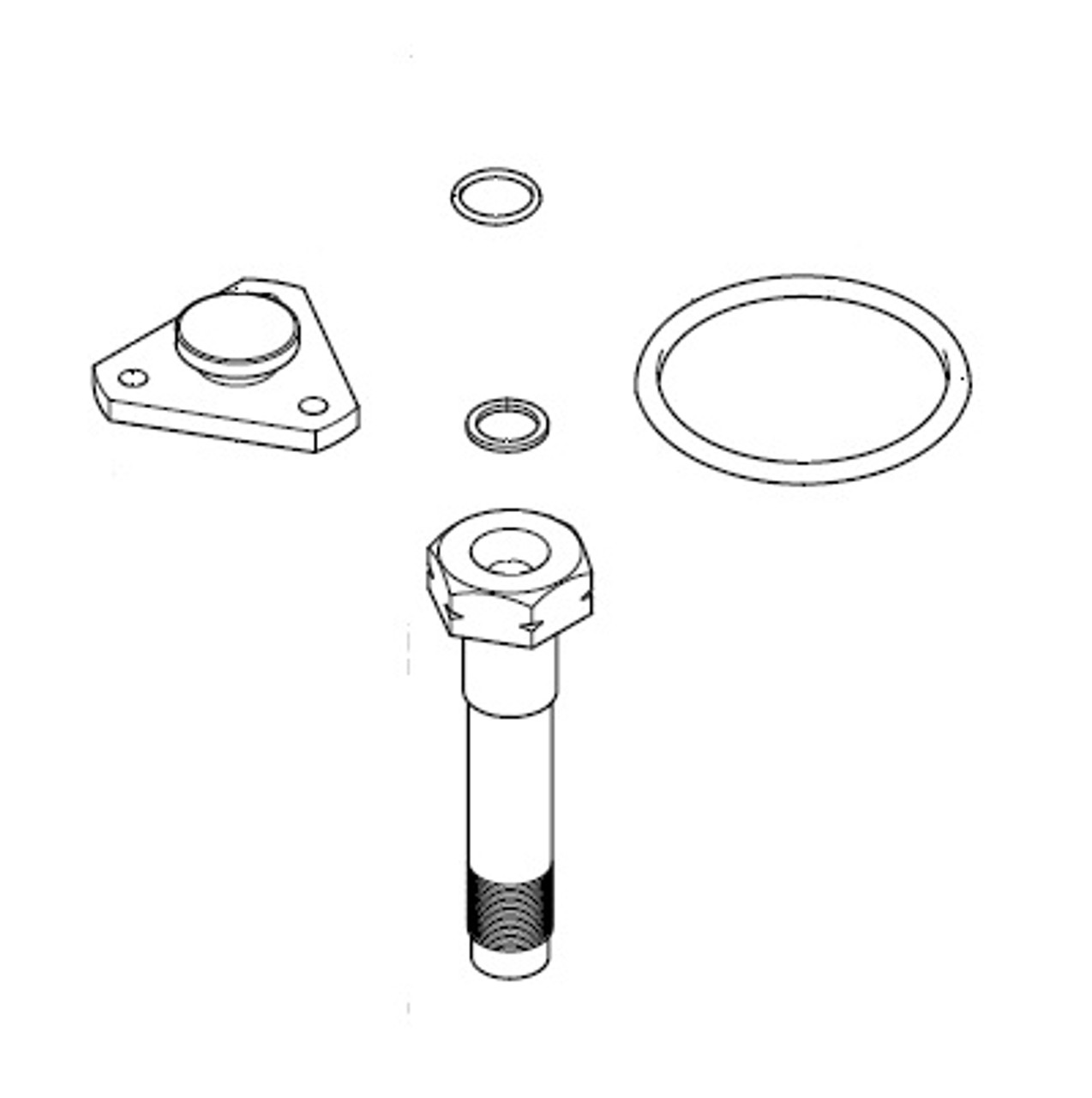 Air Valve Conversion Kit for 3184504 [393550] 72.36 Westech