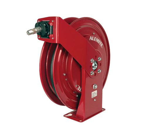 With 30 or 50 ft. Hose, 300 PSI, 3/8 or 1/2 in. Hose I.D.