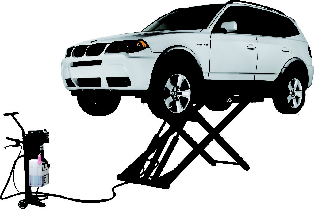 With Electric/Hydraulic Power Unit, Includes 4 High Adapters and 4 Low Adapters