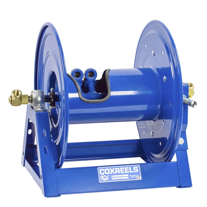 Dual Hose Bevel Gear Hand Crank Oil Hose Reel