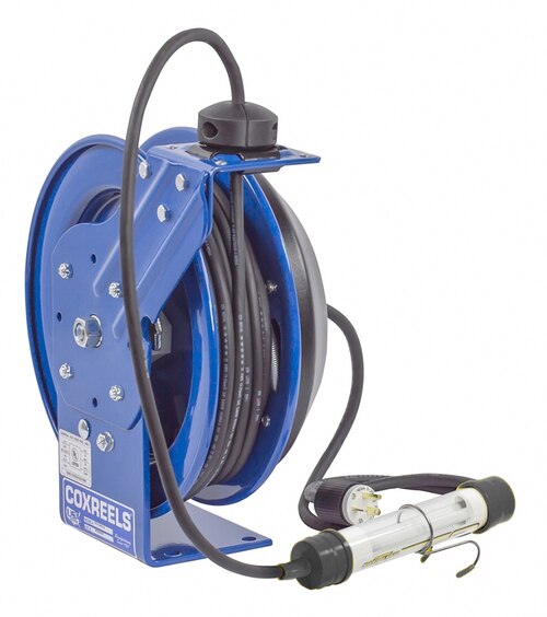 EZ-Coil Safety Series Spring Rewind Cord Reel