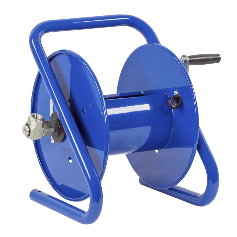 Hand Crank Portable Breathing Air and Clean Fluid Hose Reel