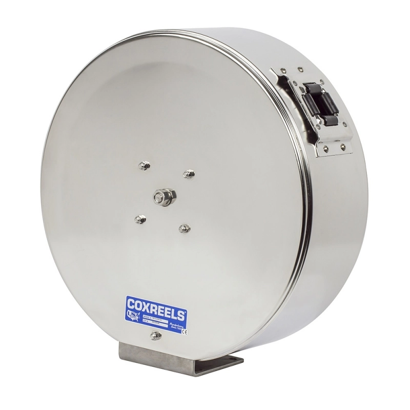 Stainless Steel Enclosed Spring Rewind Oil Hose Reel