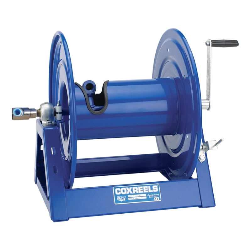 Bevel Geared Hand Crank Grease Hose Reel Image