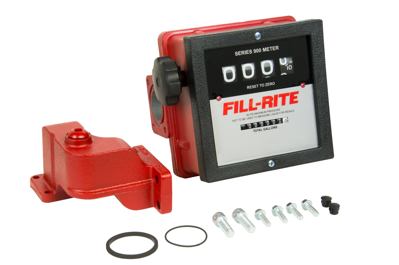 Heavy Duty, FxF, 1 in. NPT Inlet/Outlet, fits 300V Series Pump, Gallon or Liter Read-Out