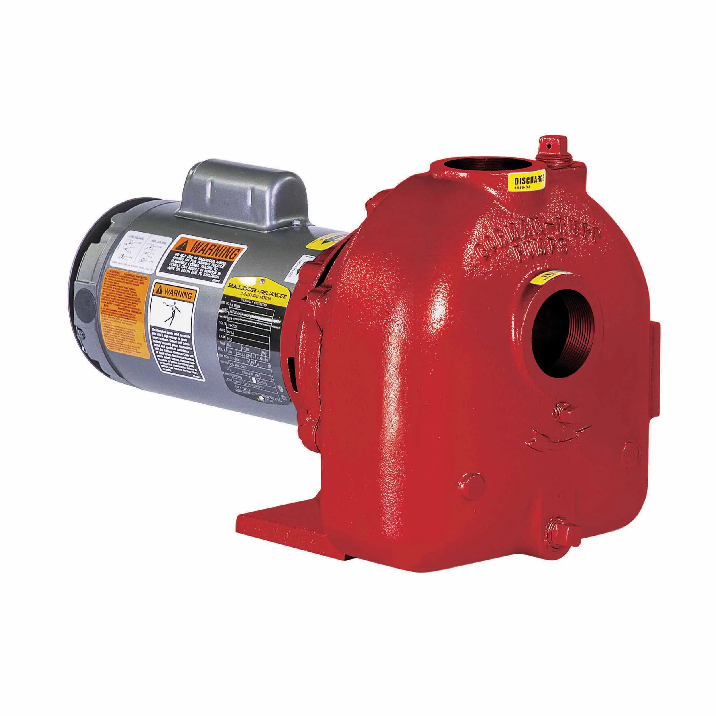 2 in. NPT Inlet/Outlet, Explosion Proof, Cast Iron, 3/4 HP, Single Phase, 110V AC, 95 GPM