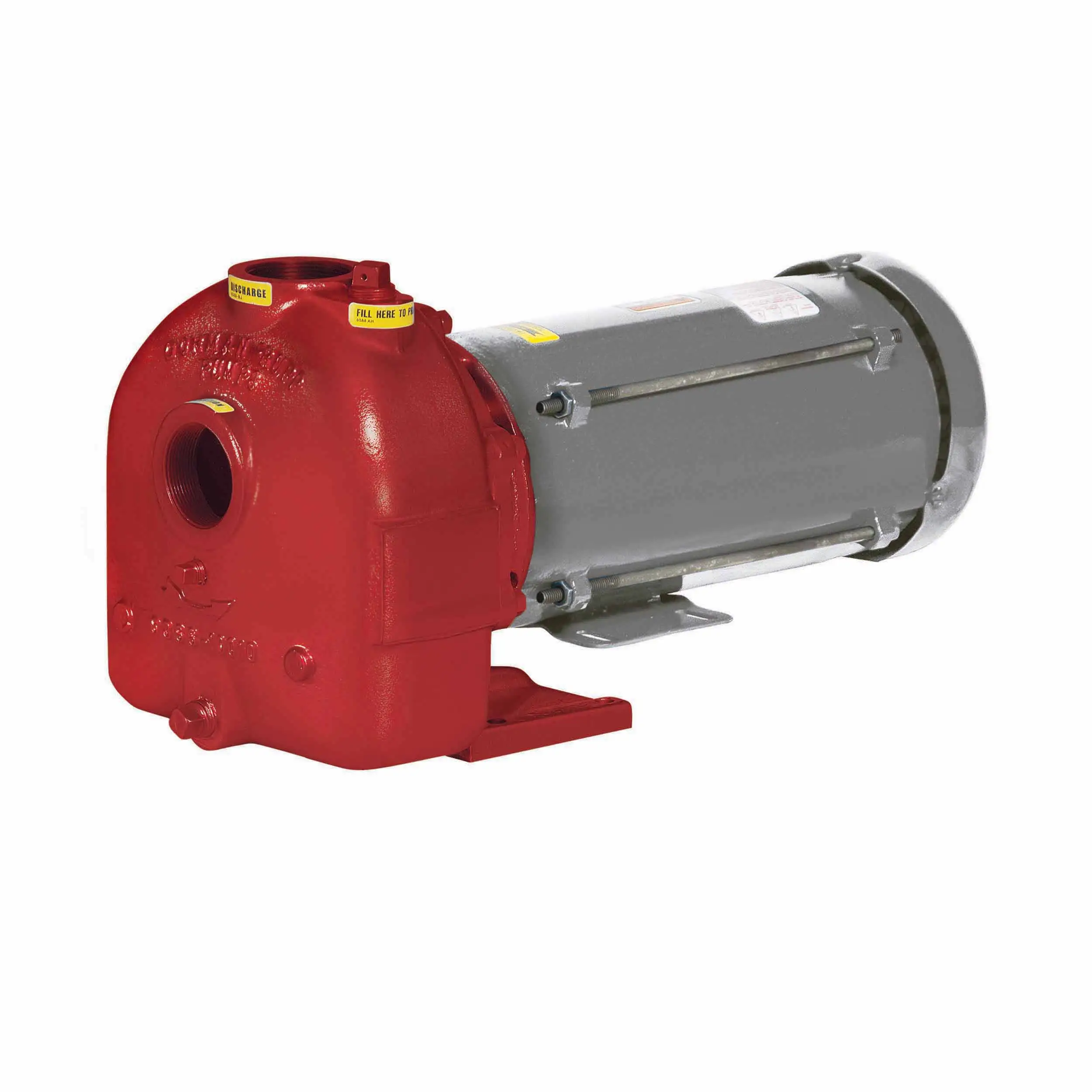 2 in. NPT Inlet/Outlet, Explosion Proof, Cast Iron, 2 HP, Single Phase, 110V AC, 125 GPM, 23 Amps