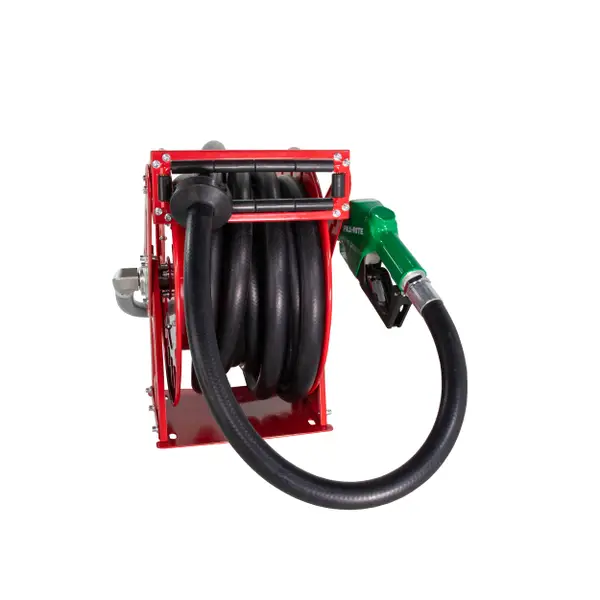 Retractable Fuel Hose Reel with Auto Nozzle