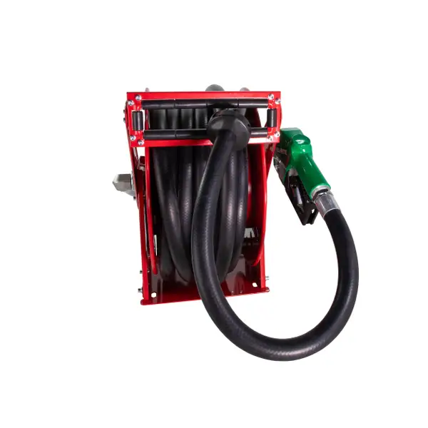 Retractable Fuel Hose Reel with Auto Nozzle