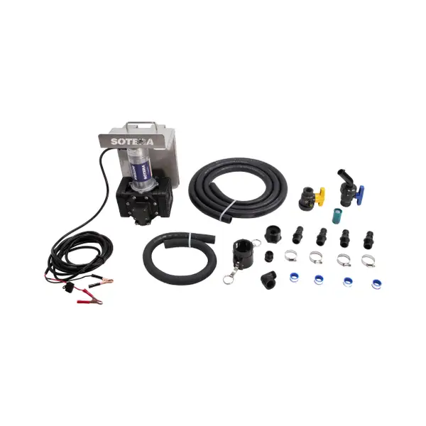 12V DC Chemical Transfer Pump IBC Mount Package