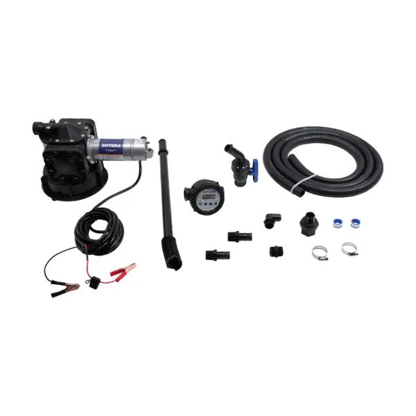 12V DC Chemical Transfer Pump, Fluid Recirculating Cap Package