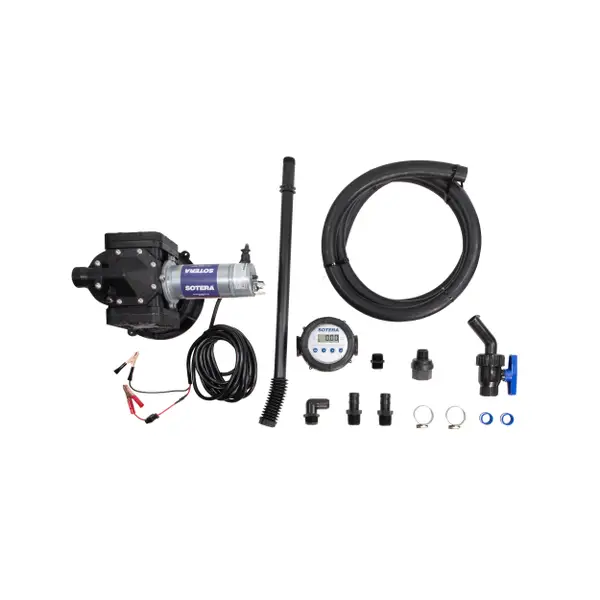 12V DC Chemical Transfer Pump, Fluid Recirculating Cap Package