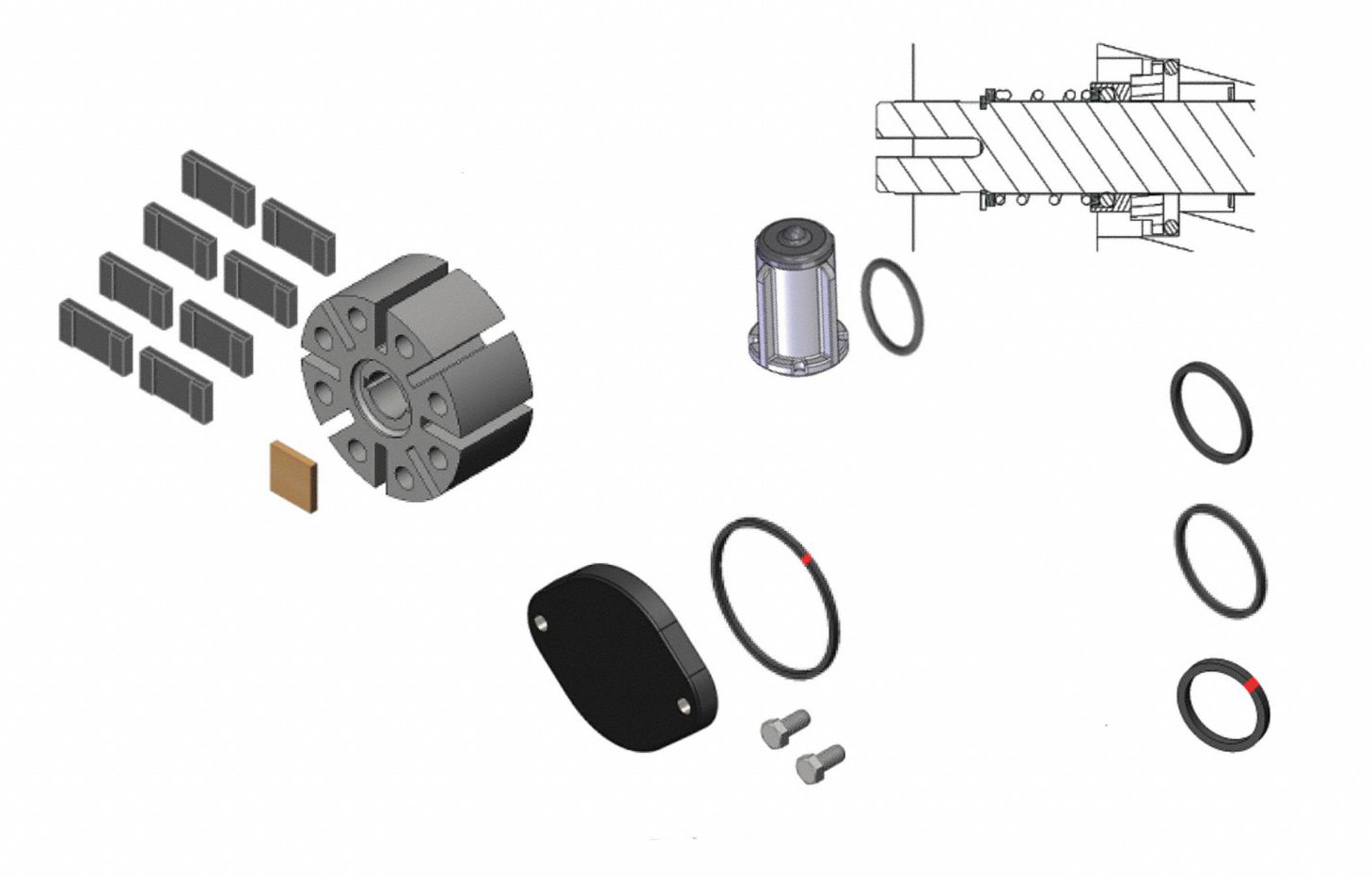 BioDiesel Rebuild Kit [BD700KTH0711] 166.14 Westech Equipment