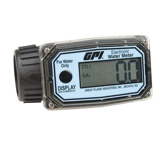 1 in. NPT or ISO Inlet/Outlet FxF, 3-30 GPM