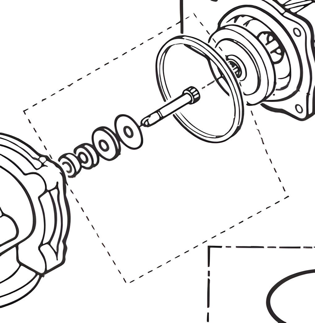 Drive Shaft Kit - For P-120H and P-200H, Includes 2 Bearings/Motor ...