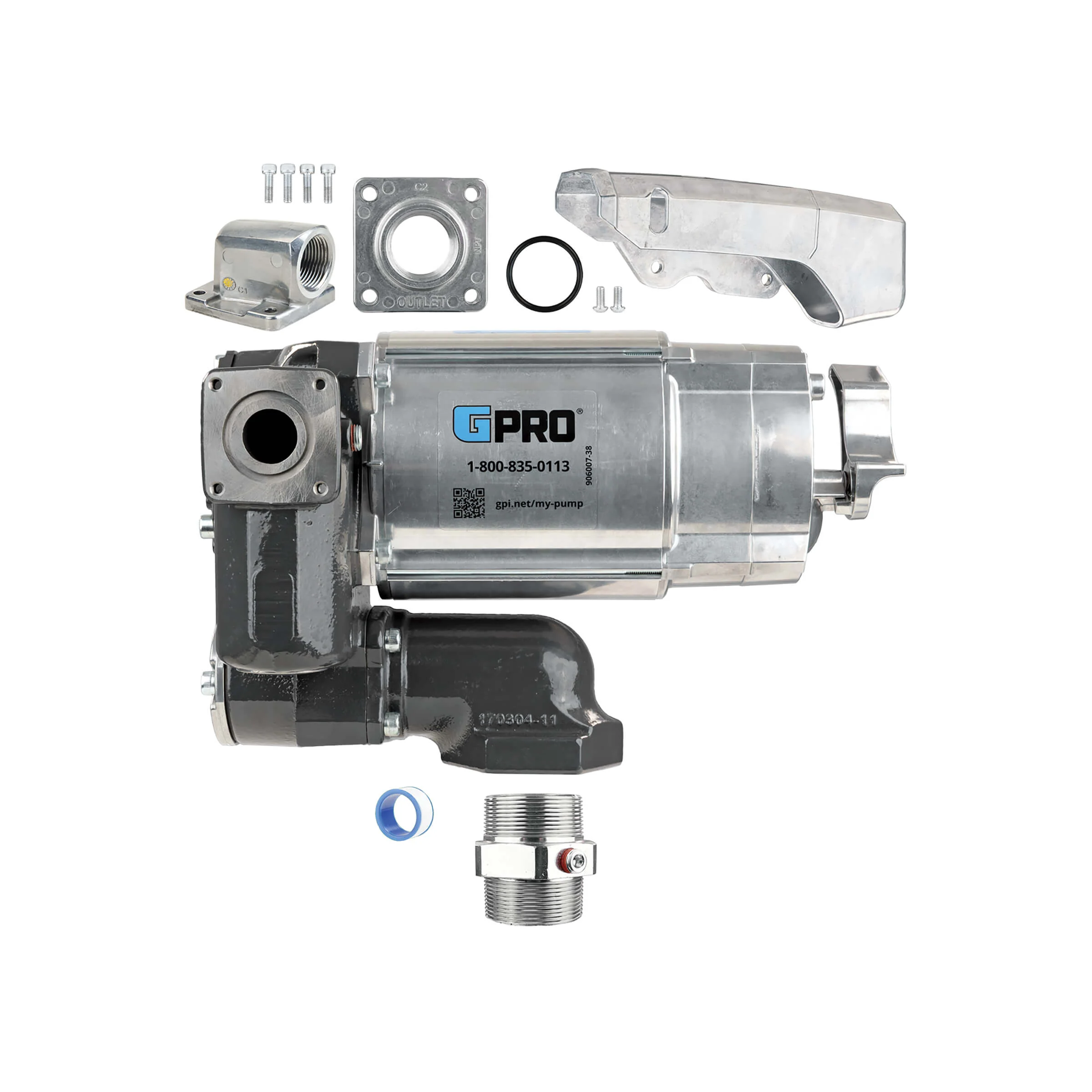 Model: V35-115PO-N08+XT, GPRO 120V Fuel Transfer Pump