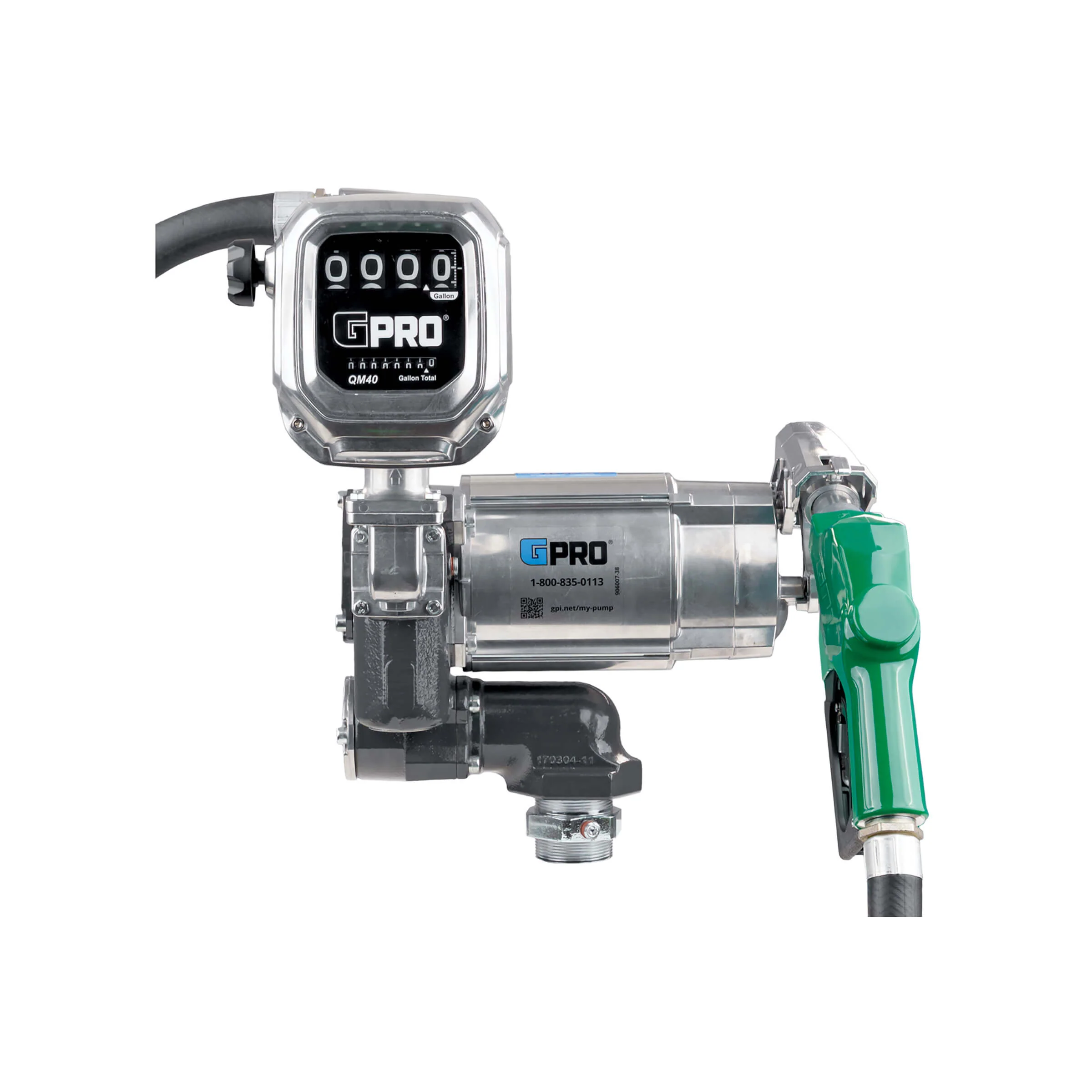 Model: V35-115AD+QM40-G8N, GPRO 120V Fuel Transfer Pump with QM Meter