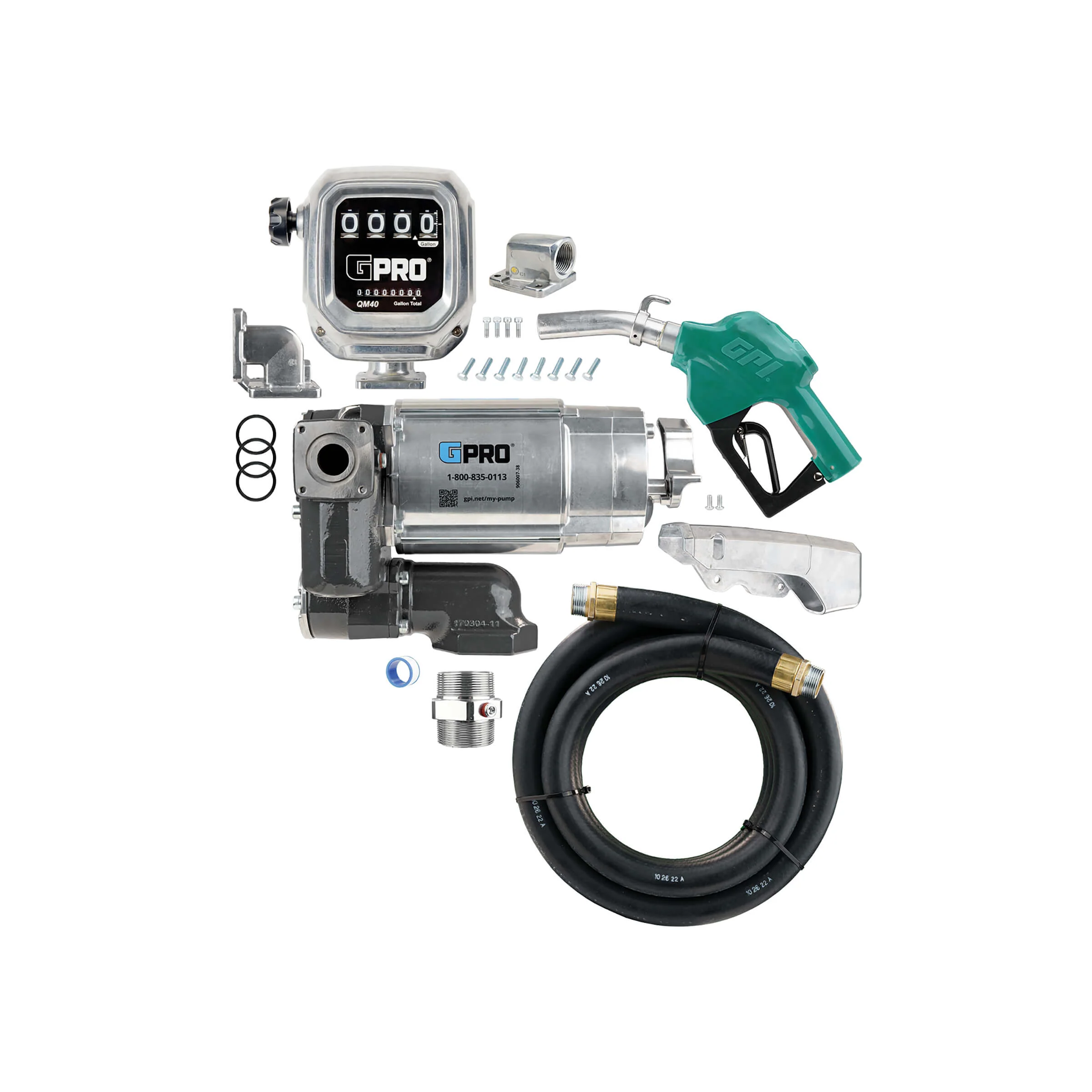 Model: V35-115AD+QM40-G8N, GPRO 120V Fuel Transfer Pump with QM Meter