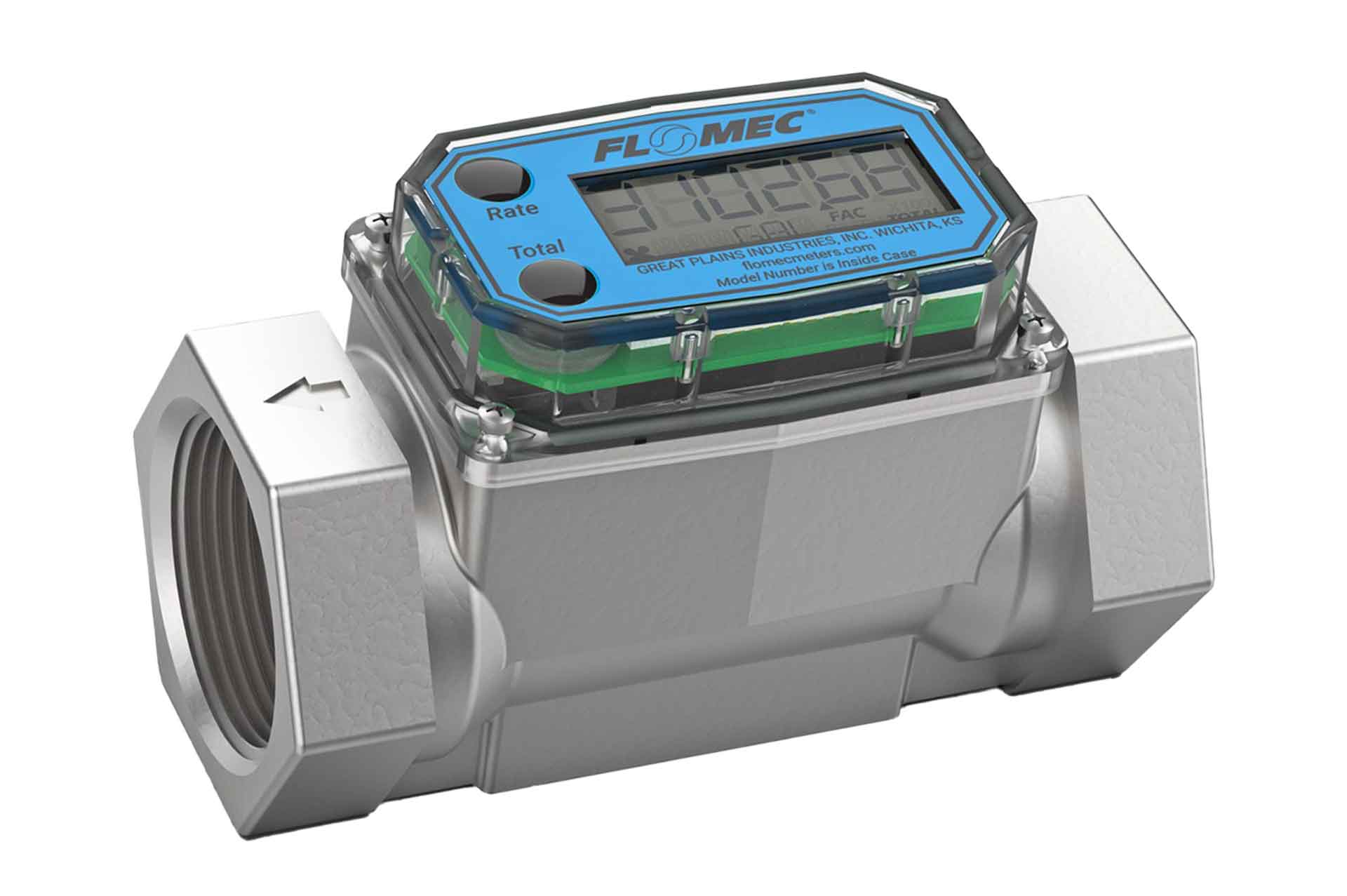 1/2 - 2 in. FNPT Inlet/Outlet, Stainless Steel, Up to 200 GPM
