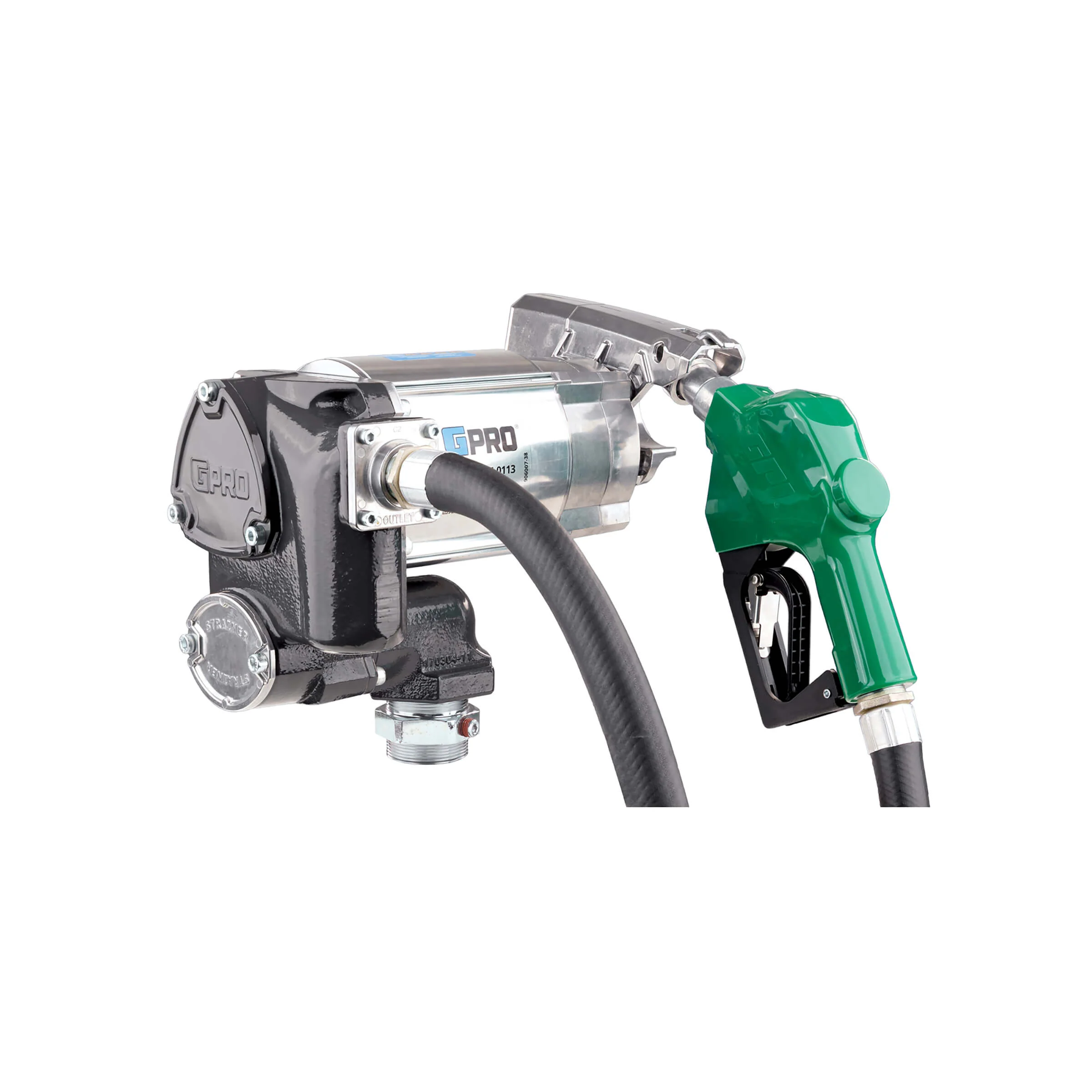 35 GPM, 1-1/4 in. Inlet, 1 in. Outlet, Optional Nozzle and Hose