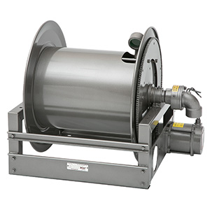 With Junction Box (No Switch), 1-1/2 in. Inlet/Outlet, without Hose, 145ft. Hose Capacity, 600 psi., 1-1/2 in. Hose I.D.