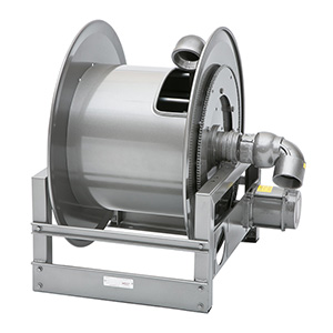 3 in. Inlet/Outlet, without Hose, 25 - 115ft. Hose Capacity, 300 psi., 3 in. Hose I.D.