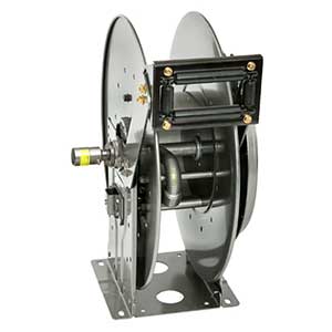Model: DEF-850, 1 in. Inlet/Outlet, without Hose, 50ft. Hose Capacity, 2000 psi, 1 in. Hose I.D.