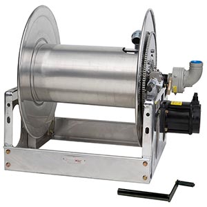 1-1/2 in. Inlet/Outlet, without Hose, 50 - 150ft. Hose Capacity, 600 psi, 1-1/2 in. Hose I.D.
