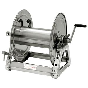 1/2 in. Inlet/Outlet, without Hose, 75 - 475ft. Hose Capacity, 3000 psi., 1/2 in. Hose I.D.